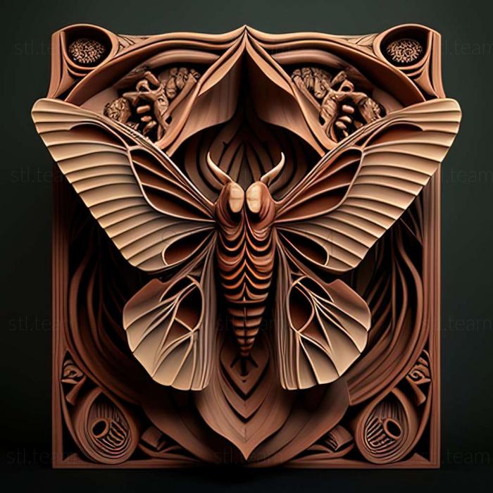 3D модель Attacus dohertyi (STL)